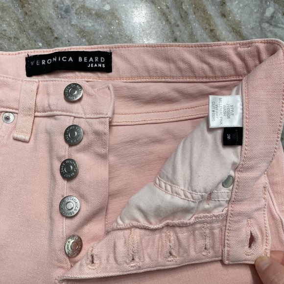 Veronica Beard Debbie 10" Button fly  Skinny Jeans Size 26 - Picture 2 of 13